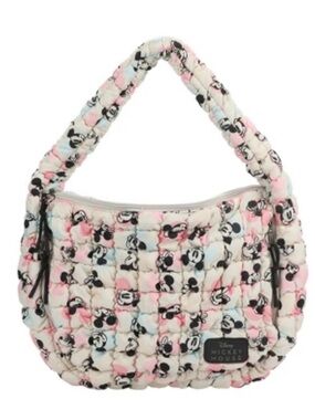 Mickey Mouse Quilted Ruched Tote